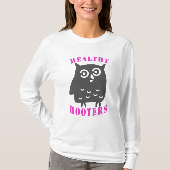 Healthy Hooters Sweatshirt T-Shirt (Front)