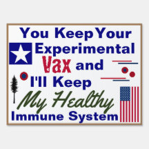 Healthy Immune System Yard Sign
