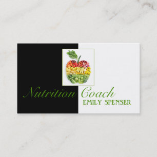 Healthy Life Nutritionist Fruit Apple Cute Card