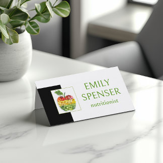 Healthy Life Nutritionist Fruit Apple Cute Card