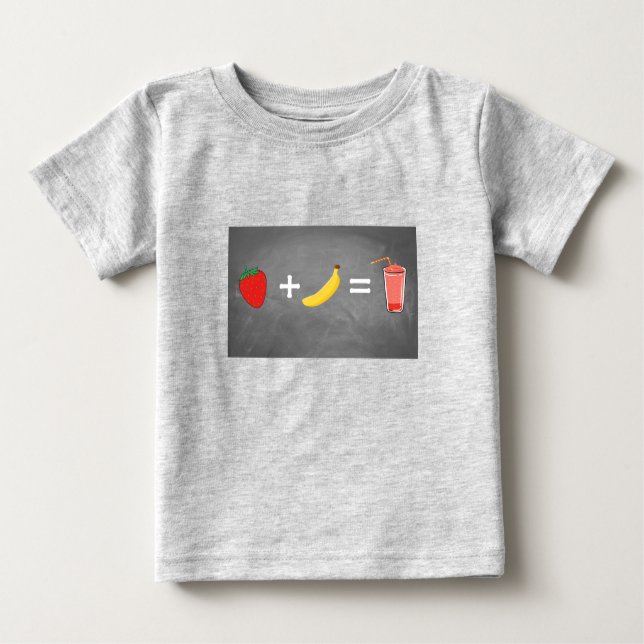 Healthy lifestyle design baby T-Shirt (Front)