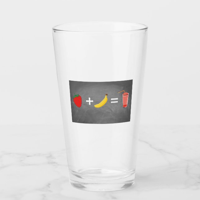 Healthy lifestyle design glass (Front)