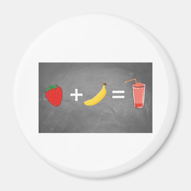 Healthy lifestyle design magnet (Front)