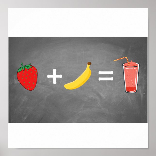 Healthy lifestyle design poster (Front)