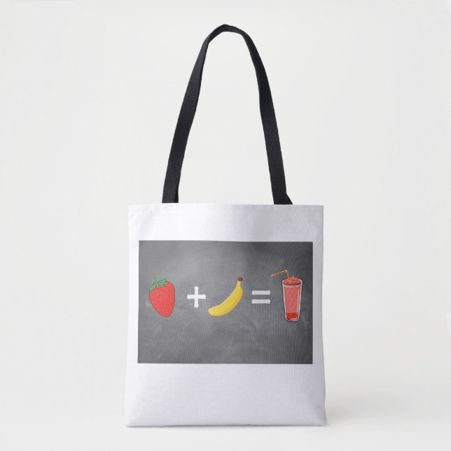 Healthy lifestyle design tote bag (Front)