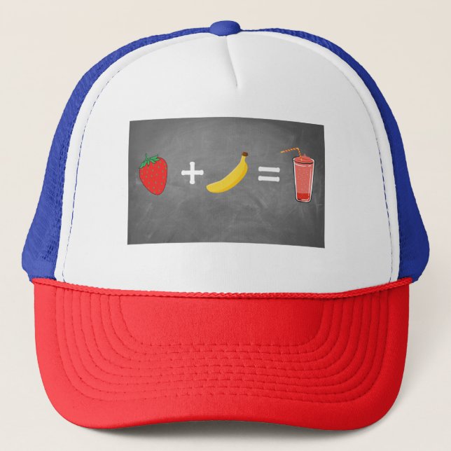 Healthy lifestyle design trucker hat (Front)