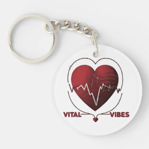 Healthy Living Key Ring