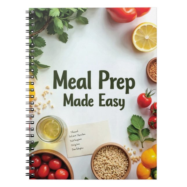 Healthy Meal Planner Notebook (Front)