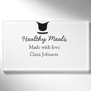 Healthy meals with love add name restaurant place tag