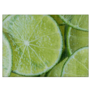 Healthy Organic Lime Fruit Realistic Pattern Cutting Board