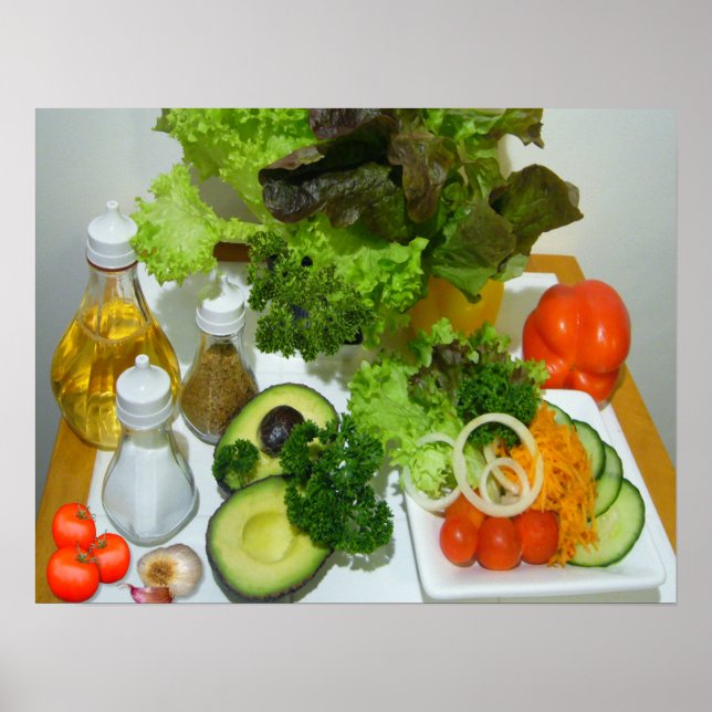 HEALTHY SALAD ~ Poster # 2 (Front)