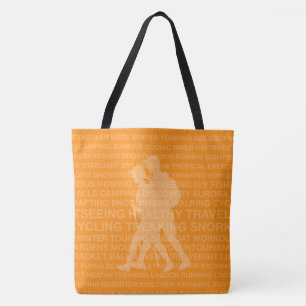 Healthy Trekking Tangerine Beach Bag