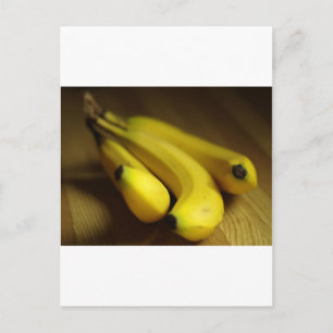HEALTHY YELLOW BANANAS POSTCARD