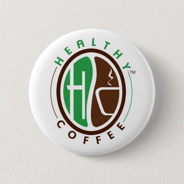 HealthyCoffee branded badge (Front)