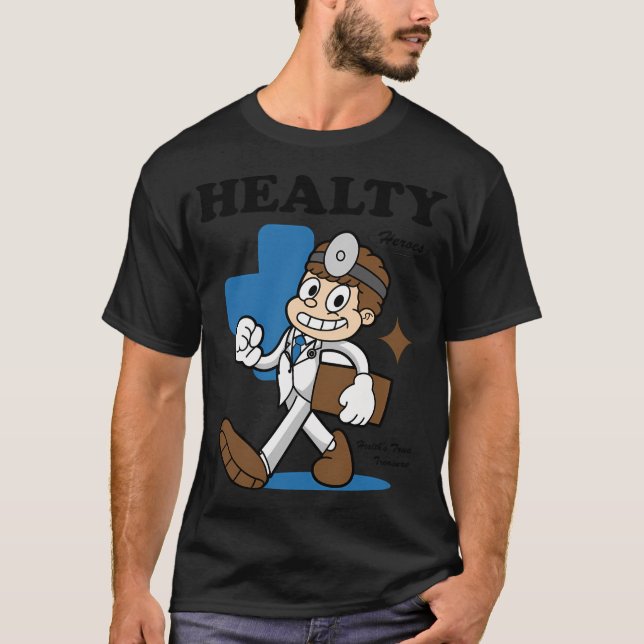 Healty Heroes T-Shirt (Front)