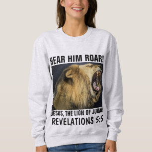 HEAR HIM ROAR! JESUS, LION OF JUDAH T-Shirts