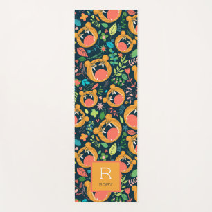 Hear Me Roar Tiger Jungle Personalised Yoga Mat