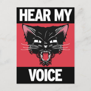 Hear My Voice Postcard