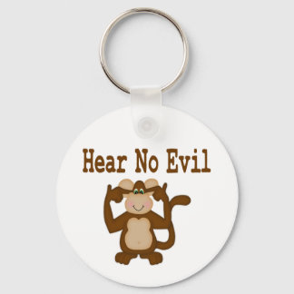 Hear No Evil Keychain