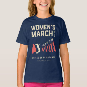 Hear Our Vote - Women's March SLO Event T-Shirt