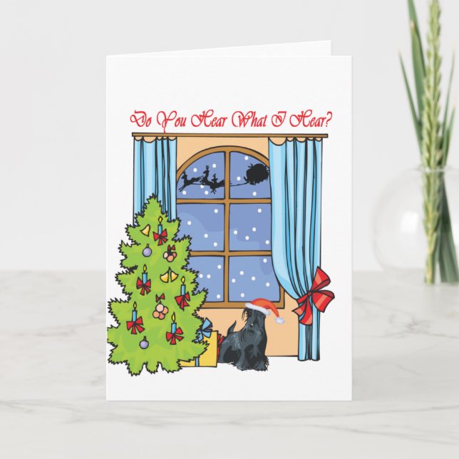 hear scottie holiday card (Front)