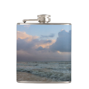 Hear The Waves Hip Flask