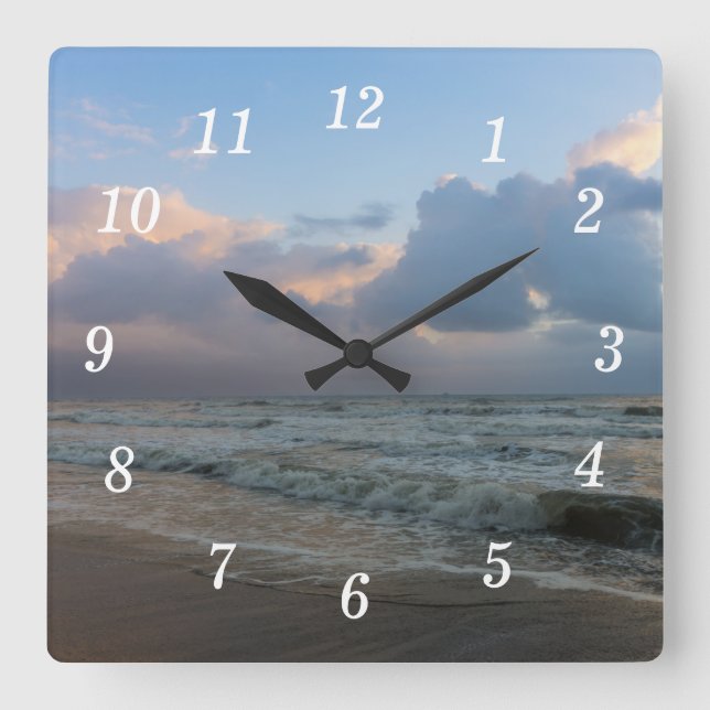 Hear The Waves Wall Clock (Front)