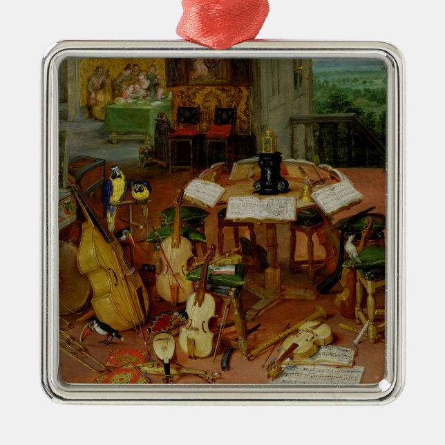 Hearing, 1617 metal tree decoration (Front)
