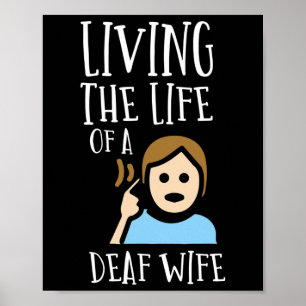 Hearing - Deaf - Unable To Hear - Deaf Awareness A Poster