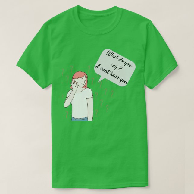 Hearing Impaired C 1 T-Shirt (Design Front)