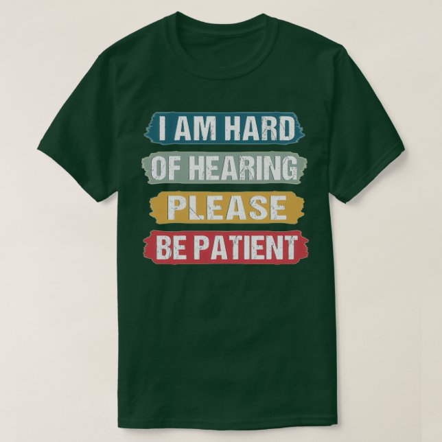 hearing impaired christmas Gifts T-Shirt (Design Front)