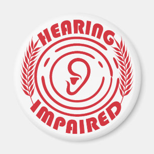 Hearing impaired Classic Magnet
