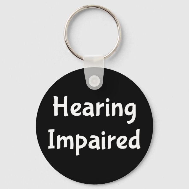 hearing impaired key ring (Front)