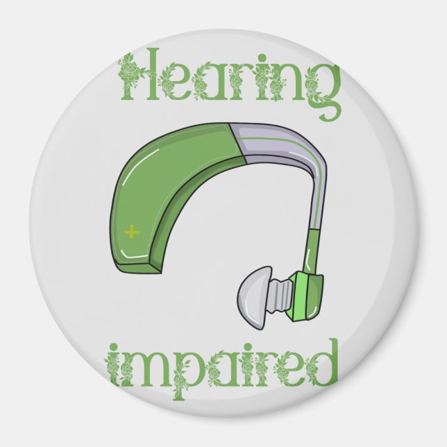 Hearing impaired magnet (Front)