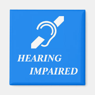 Hearing Impaired Magnet