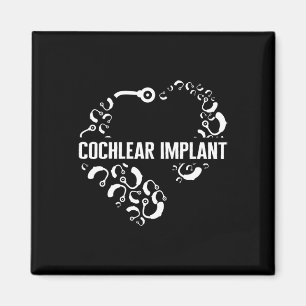 Hearing Loss Awareness Love Cochlear Implant ASL H Magnet
