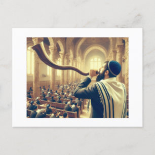 Hearing the Shofar,  Postcard