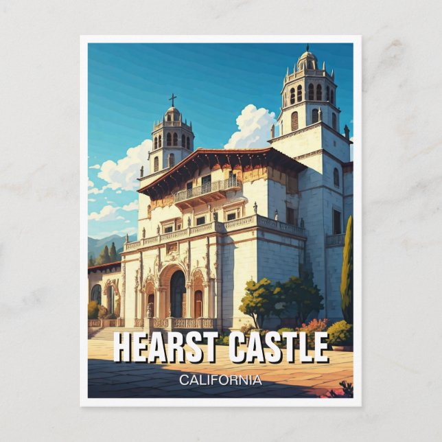 Hearst Castle San Simeon California Central Coast Postcard (Front)