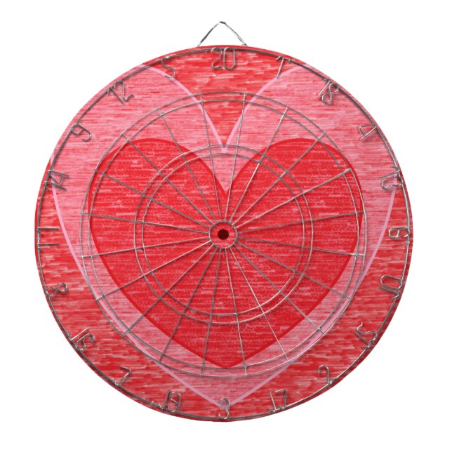 Heart 1 dartboard (Front)
