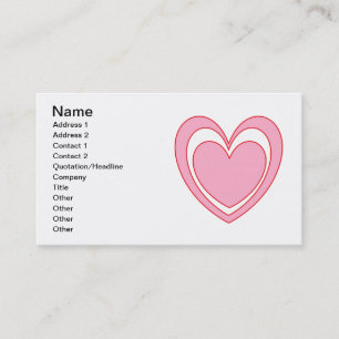 Heart 2 business card