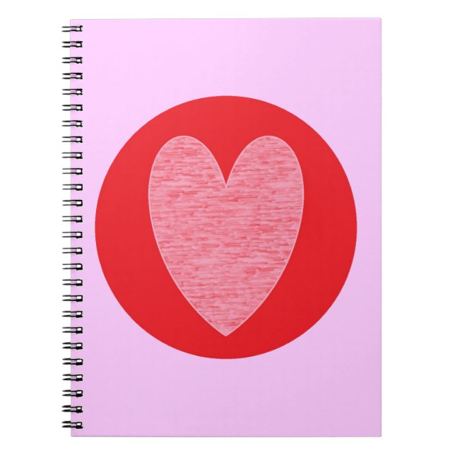 Heart 3 spiral notebook (Front)