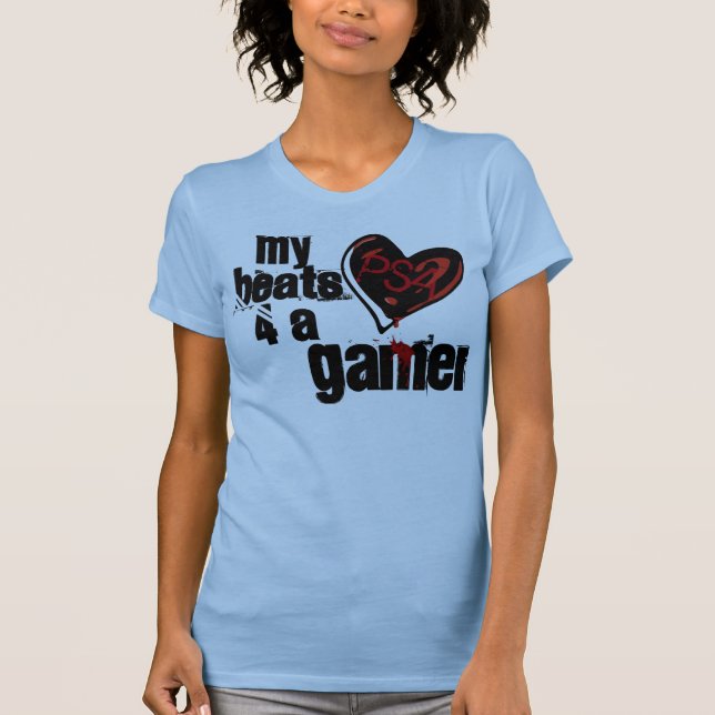 HEART 4 A GAMER T-Shirt (Front)