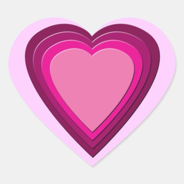 Heart 5 sticker (Front)