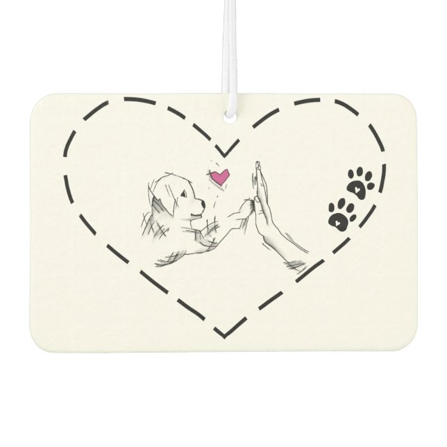 Heart Air Freshener (Front)