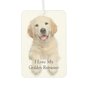 Heart Air Freshener/Golden Retriever Car Air Freshener