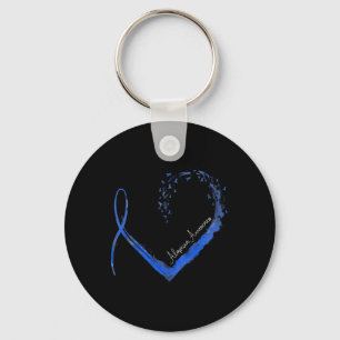 Heart Alopecia Awareness 1  Key Ring