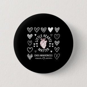 Heart Anatomy Valentine Little Heart Chd Awareness 6 Cm Round Badge