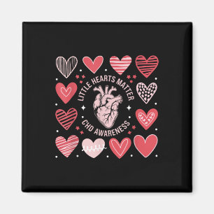 Heart Anatomy Valentine Little Heart Chd Awareness Magnet