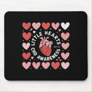 Heart Anatomy Valentine Little Heart Chd Awareness Mouse Pad
