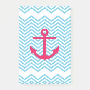 Heart Anchor Post-It Notes